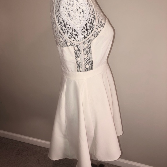 Urban outfitters cream mesh skater dress - Picture 3 of 5